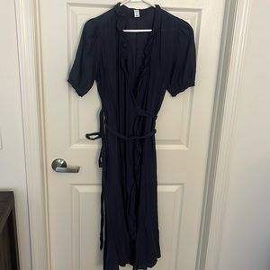 Old Navy Midi wrap-tie dress, size small